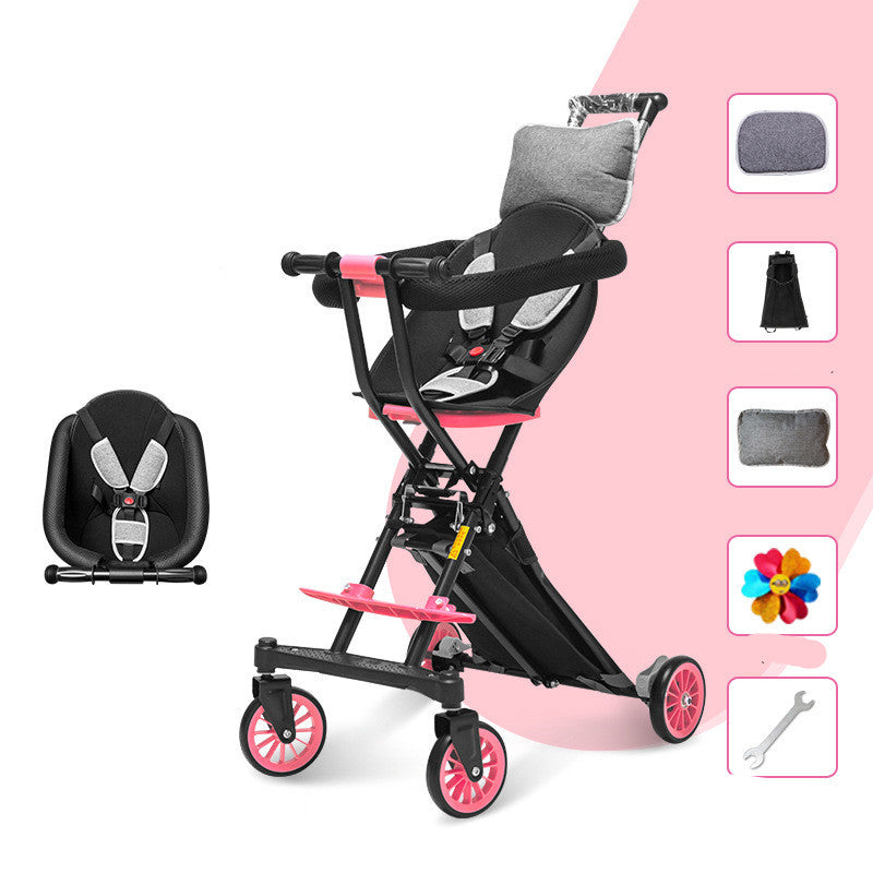 Foldable Stroller with optional Umbrella Canopy