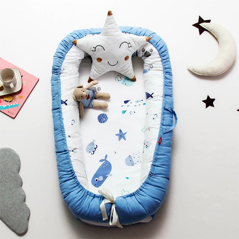 Cotton Bionic Coaxing Sleep Baby Isolation Crib