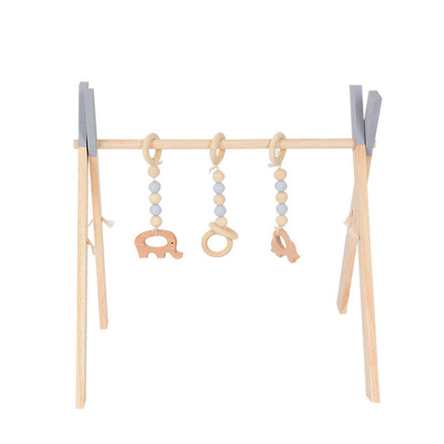 Wooden Baby Infant Fitness Decorative Toys