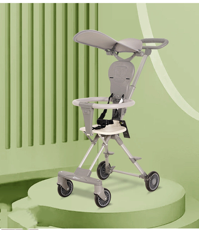 Retractable Push Handle Stroller
