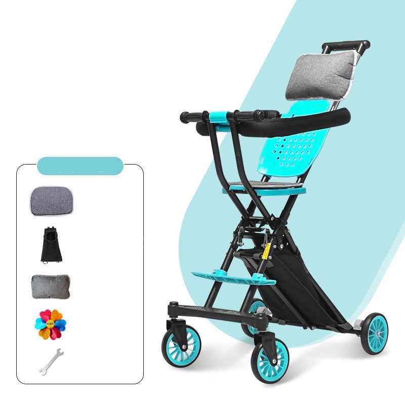 Foldable Stroller with optional Umbrella Canopy