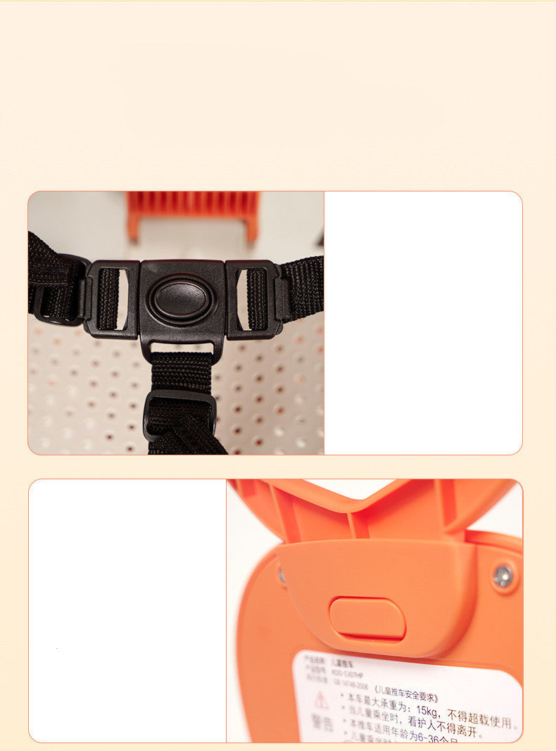 Retractable Push Handle Stroller