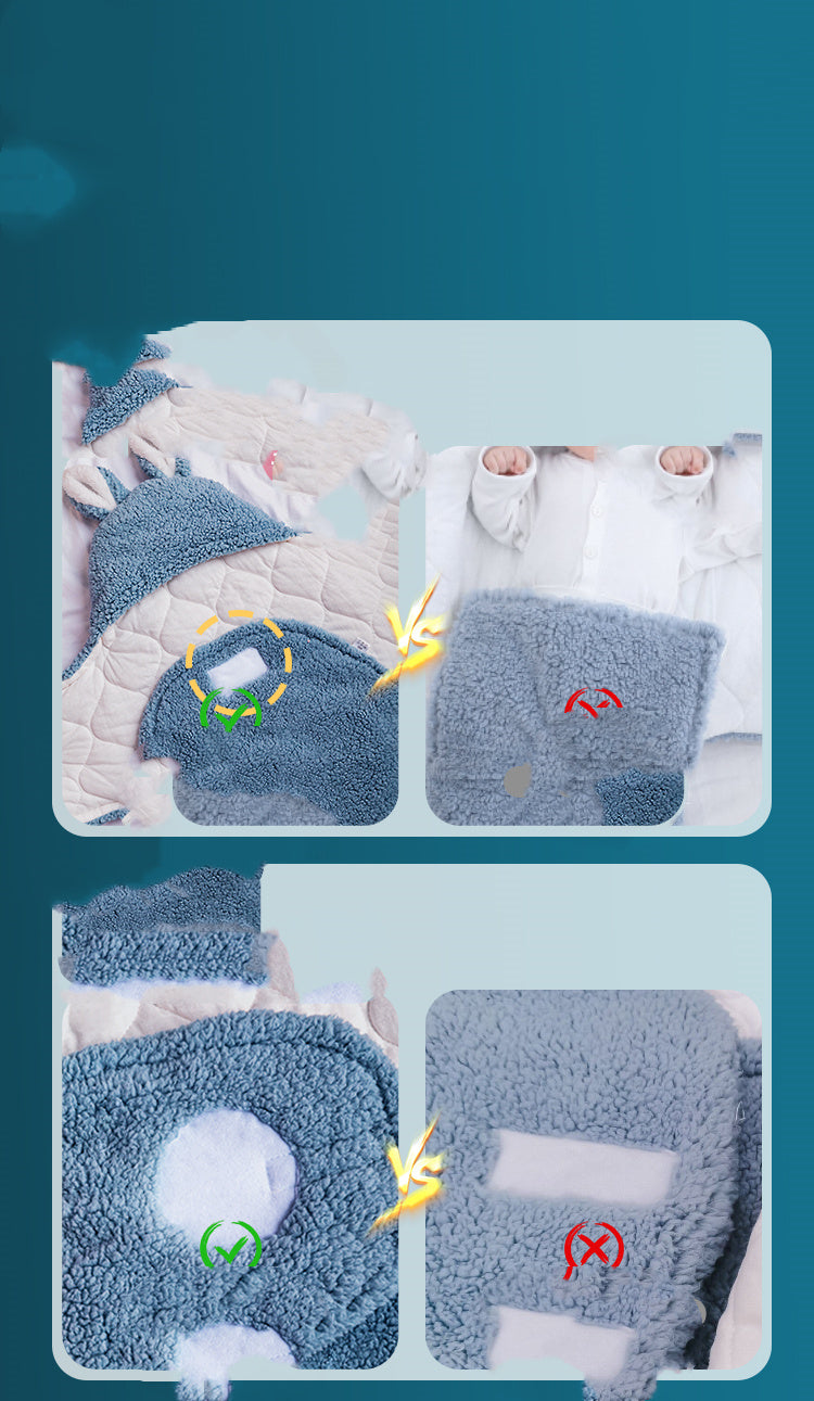 Baby's Anti-shock Wrapped In Sleeping Bag